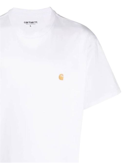 S/S Chase T-Shirt CARHARTT WIP | I02639100RXXWHITE/GOLD